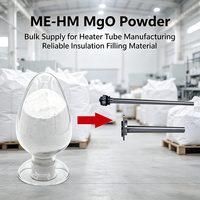Poudre d'oxyde de magnésium de qualité électrique MgO pour éléments chauffants, matériau d'isolation électrique haute température, fabricant