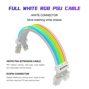 2*8p Pin ATX RGB-Kabels oftware Synchron isation ARGB dekoratives Verlängerung kabel Kabels atz 5V 3Pin Synchron-DOPPELkopf - Product Image 3