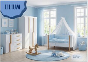 Cómoda Moderna para Dormitorio LILIUM, Calidad Excepcional, Agrega Elegancia, Calidez y Tranquilidad, Líneas Sencillas, Detalles en Madera Natural - Product Image 2