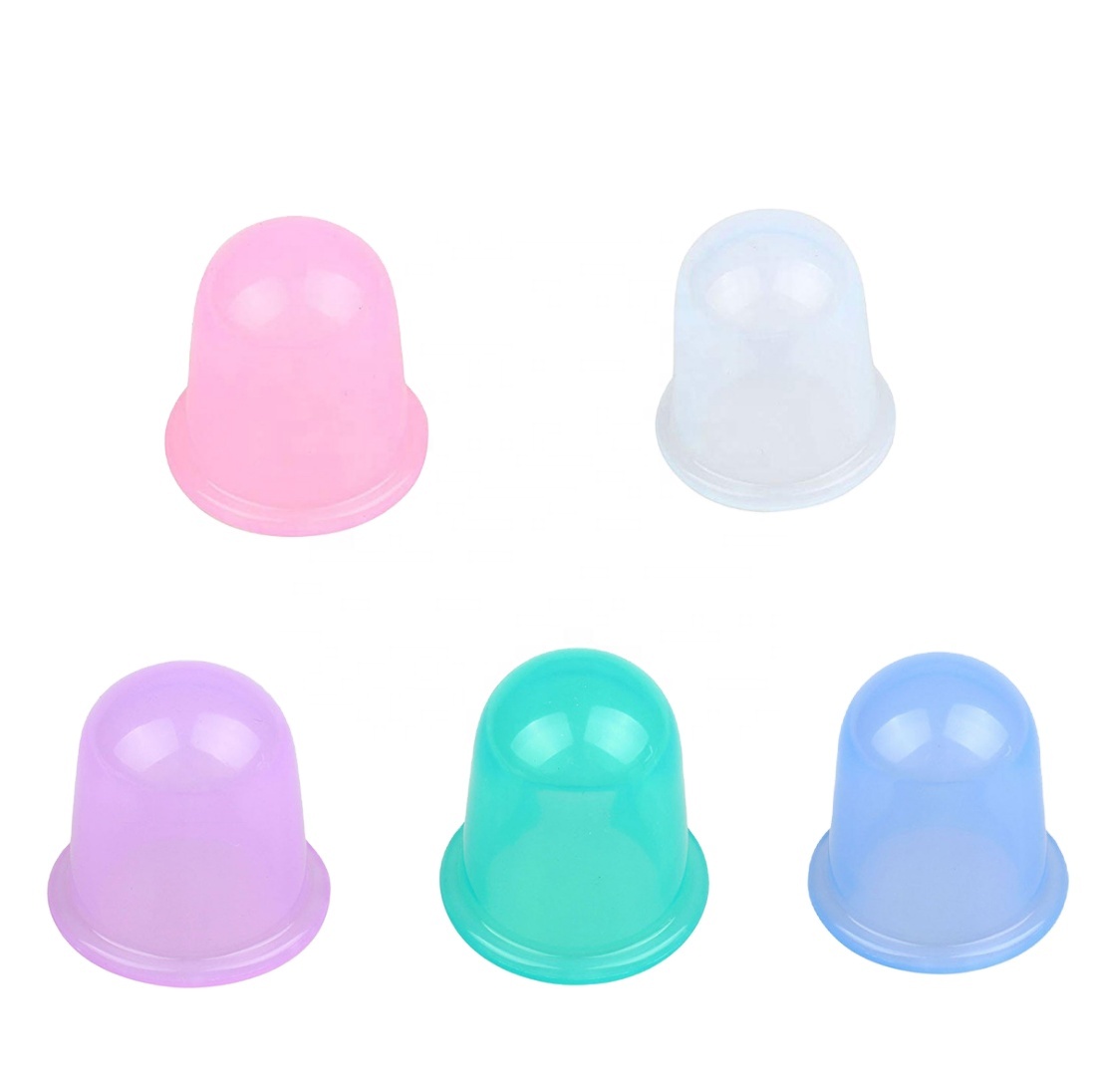 Силиконовая Вакуумная чашка для массажа тела и лица, антицеллюлитная чашка для терапии старения, большого размера