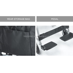 Silla de ruedas manual plegable Silla de ruedas manual ligera para discapacitados - Product Image 6