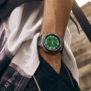 Kit de modification de luxe Bracelet de montre en silicone pour <span class=keywords><strong>Samsung</strong></span> Galaxy Watch Boîtier en acier inoxydable <span class=keywords><strong>43</strong></span>/47mm Bandes de cadre de lunette - Product Image 4