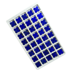 Vente en gros de pierres précieuses naturelles en <span class=keywords><strong>lapis</strong></span>-lazuli bleu à quatre feuilles, fleur de trèfle - Product Image 1
