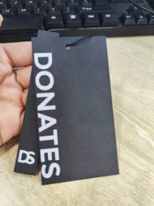 Nouveau style personnalisé étiquette creuse de balançoire avec impression de logo étiquette volante pour vêtements étiquettes volantes pour maillot de bain <span class=keywords><strong>bikini</strong></span> - Product Image 2