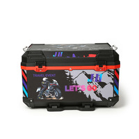 Boîte à bagages arrière pour moto JH-022 PP, universelle pour scooter et véhicule électrique, étanche et résistante à la pression