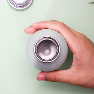 Stainless Steel Thermos Bottle 304 Vacuum Insulated Round Mint Green Travel Water Bottle For Women Children - Product Image 1