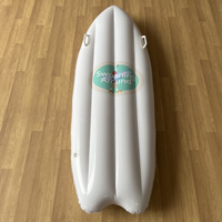Planche de surf gonflable personnalisée en PVC, tapis flottant gonflable pour piscine d'été