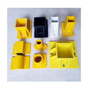 ข้อต่อท่อไฟเบอร์กลาส FRP แบบข้อศอก 90 องศา สำหรับรั้ว GFRP - Product Image 1