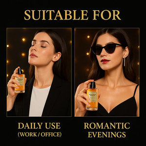 น้ำหอม Bois Intense <span class=keywords><strong>Rose</strong></span> กลิ่นหอมติดทนนาน ขนาดปกติ น้ำหอมฝรั่งเศสแบบ Eau De Toilette ขวดดีไซน์หรูหรา กลิ่นหอมเหมาะสำหรับใช้ในชีวิตประจำวัน ที่ทำงาน กลางคืน หรือนัดเดท - Product Image 6