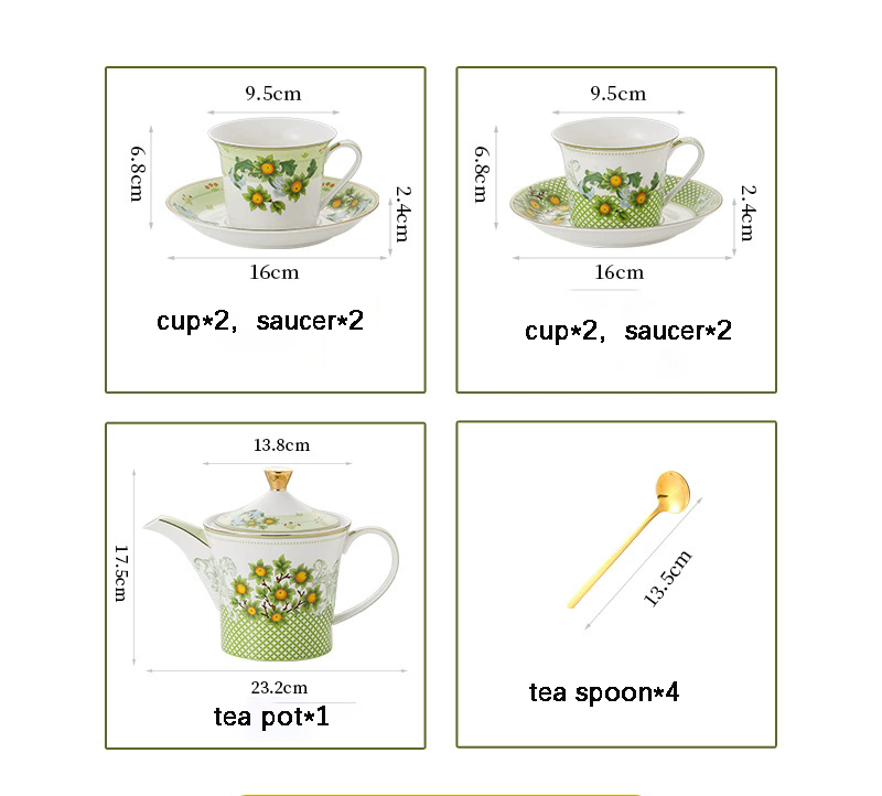 ชุดน้ำชา 9 ชิ้น