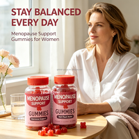 OEM Volwassen Menopauze Gummies met Zwarte Peper, Fruit, Kurkuma Wortel Extract, Natuurlijke Immuniteit Ondersteuning, Verlicht Hete Vloesjes, Reguleert