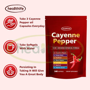 קפסולות פלפלים קפסולות תוספת עם זרעי ענבים הותורן חיפושית תמצית ברברי ויטמין e d3 + k2 - Product Image 2