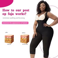 Fajas hasta la Rodilla Post Liposucción, Faja Moldeadora, Levanta Glúteos, Control de Abdomen, Etapa 2, Body Colombiano