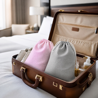 Sac à poussière en coton et lin avec cordon de serrage, logo personnalisé, multicolores, petit, tendance, écologique, réutilisable, pour emballer des bijoux, des cadeaux