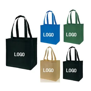 Strong Stand-Up Bottom Non-Woven Shopping Bags Nonwoven Grocery Bag Large Non Woven Carrier Bags