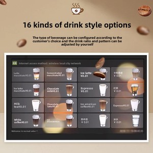 Italian <b>Fully</b> <b>Automatic</b> All-In-One Commercial <b>Coffee</b> <b>Machine</b> Cross-Border Self-Service Desktop Beverage Equipment LE308B Customi - Product Image 3