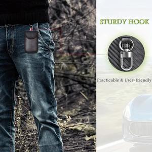 พวงกุญแจป้องกันสัญญาณ RFID พร้อมวัสดุคาร์บอนไฟเบอร์เพื่อการจัดเก็บกุญแจอย่างปลอดภัย - Product Image 6