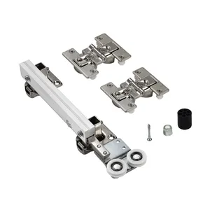 Tủ Quần Áo Cửa Trượt Bánh Xe Cho Trượt Gấp Cửa Con Lăn Với Cửa Trượt Theo Dõi Và Bánh Xe - Product Image 1