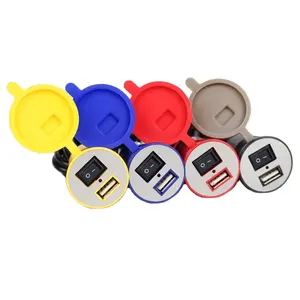 Accesorios para motos 2.1A USB Phone Charger Motorcycle Waterproof Mobile Phone Charger Motorbike Usb Cellphone Charger
