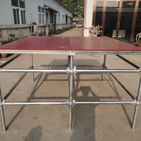 Aluminium Outdoor Messeausrüstung Laufsteg Tanzbühne Podium Tragbare Mobile DJ-Beleuchtung Hochzeit Party Bühnenpodest