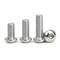 Vis à tête ronde Phillips DIN 7985 en acier au carbone galvanisé classe 4 métrique M2-M10 longueur 25 mm