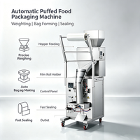 Machine d'emballage automatique haute efficacité pour snacks soufflés, machine d'emballage de chips de pommes de terre, machine de remplissage et d'emballage verticale pour aliments