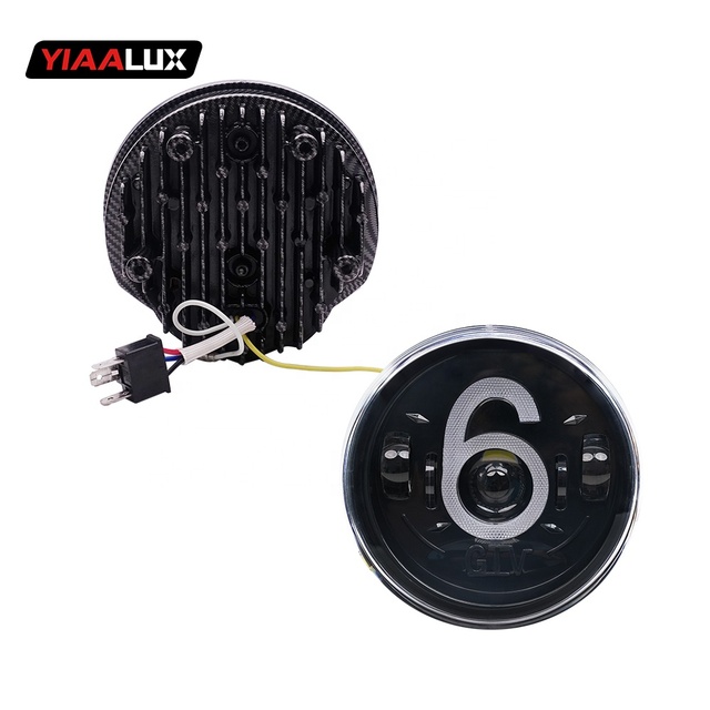 LED Headlight Wireless Phone RGB Multi Color HighLow Beam Dynamic Sequential Headlight for Vespa GTV 6 Sei Giorni 125 250 300