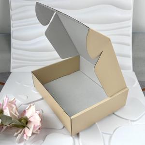 カスタムロゴ高級高品質黄色メーリングボックス段ボール紙衣類包装用出荷ボックス - Product Image 3