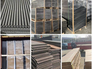 Panneau de vague en MDF plaqué bois 3d Panneau mural acoustique flexible, courbé, courbé et flexible. - Product Image 4