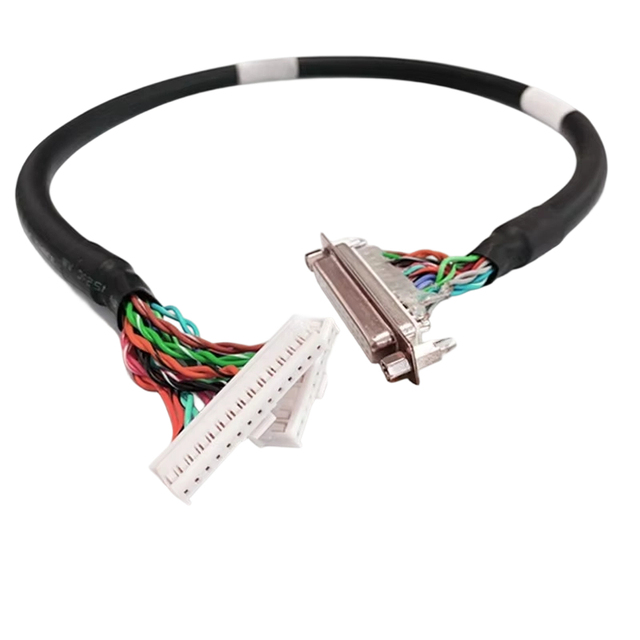 Custom D-SUB Terminal Wiring Harness Sub-01 Pure Copper Wire PVC Jackets IP67 Rated OEM/ODM Available Industrial New Energy