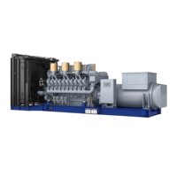Generador Diésel de Emergencia SPM THL M720 de 720 Kw, Contenedor Abierto, 50/60 Hz, Trifásico, Refrigerado por Agua, ATS, Bajo Ruido, 1500 rpm, Serie MTU