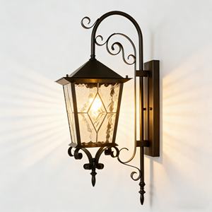 Lámparas de Pared LED Simples y Elegantes, Impermeables IP65, para Exteriores, Pasillos, Balcones, Jardines, Patios Traseros, Decoración de Jardín - Product Image 1