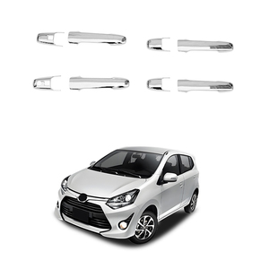 KQD venta al por mayor nuevo diseño accesorios exteriores de coche cubierta embellecedora de manija de puerta delantera trasera cromada para 2023 AGYA <span class=keywords><strong>Wigo</strong></span> - Product Image 2