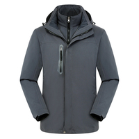 Chaqueta de Trabajo Vintage para Hombre, Talla Grande, Estilo Safari, Chaqueta de Invierno con Forro Polar, Cortavientos con Forro Polar Suave y Cálido