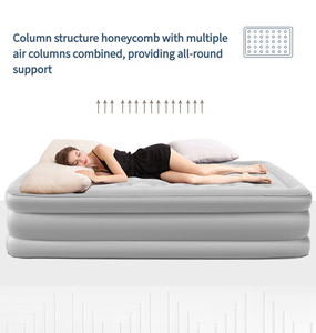 Bán buôn tùy chỉnh tự động thổi phồng xì hơi Vua kích thước dày có thể gập lại nệm bơm hơi với bơm tích hợp cho cắm trại tại nhà - Product Image 3