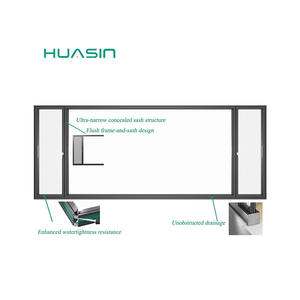 <span class=keywords><strong>Ventanas</strong></span> de Aleación de Aluminio Blancas con Superficie Anodizada, Modelo Toronto Warehouse 2026, Venta Caliente de Huasin - Product Image 1