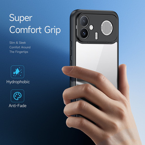 Coque de téléphone transparente antichoc en PU+TPU avec effet givré de style minimaliste pour Redmin K90 Max - Product Image 3