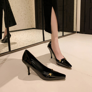 أحذية نسائية جديدة لعام <span class=keywords><strong>2026</strong></span> بنفس طراز روز، كعب عالٍ مثير من الجلد اللامع، كعب رفيع 6 سم/9 سم، مناسبة للربيع والصيف، معتمدة من CE/ROHS - Product Image 2