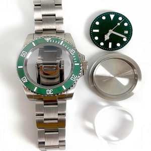 Accesorios de Reloj de Acero Inoxidable para Ensamblaje, Caja Completa Personalizada para Water Ghost de 40 mm, Movimiento <span class=keywords><strong>Citizen</strong></span> 2824/3135/8215, Calendario GMT - Product Image 2