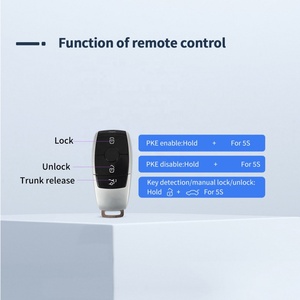 Système de clé intelligente EASYGUARD PKE compatible avec Benz V260, ML/GL/GLS, Classe G, 2014+  Démarrage par clé FBS4 - Product Image 2