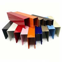 Profilé architectural décoratif en tube rond à fentes en aluminium sur mesure pour faux plafond et décoration murale