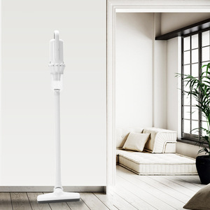 Cordless Handheld Vacuum Cleaner White <b>Battery</b> Powered Portable Lightweight <b>Flat</b> Nozzle For Home And Car Use - Product Image 1