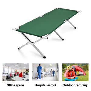 Lettino <span class=keywords><strong>da</strong></span> <span class=keywords><strong>Campo</strong></span> in Metallo Premium, Montaggio Facile, Pieghevole, Capacità di Carico 150 KG, Letto per Riposo e Relax per Viaggi all'Aperto, Pesca, Campeggio - Product Image 6