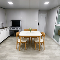Villa préfabriquée de luxe extensible de 40 pieds, écoénergétique et personnalisable, installation facile pour villa familiale et hébergement de glamping
