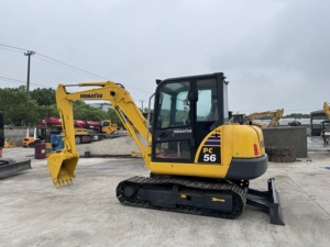 VENTE CHAUDE Mini-excavatrice Komatsu PC56 d'occasion, moteur diesel, pompe hydraulique, taille compacte, prête à travailler - Product Image 2