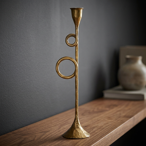 Modern Solid Iron Eco-Friendly Heat Resistant Candle Holder Durable Decorative Accessory Home Office Restaurant Cafe Event - Product Image 4
