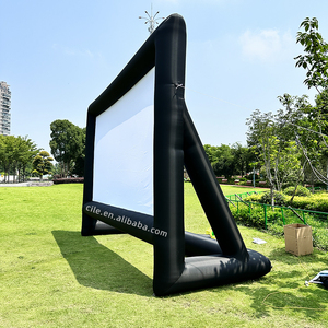 Suministro directo de fábrica Pantalla inflable de 24 pies Proyector de pantalla de película de TV grande Plegable portátil - Product Image 3