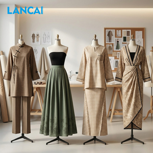 Made in China Manufacturer Low Moq High Quality Custom Women's New Chinese Designer Style Two-Piece Outfit Wholesale Clothing - Product Image 1