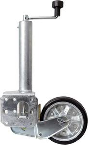 Soporte <span class=keywords><strong>Plegable</strong></span> para <span class=keywords><strong>Remolque</strong></span> de Alta Resistencia con Ruedas de Acero Galvanizado de 20 cm de Elevación Giratorio para Remolques y Campers - Product Image 2