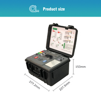 KDD400 Compteur de résistance au sol multifonctionnel Résistivité du sol standard Testeur de courant continu et alternatif Dispositif de test de résistance